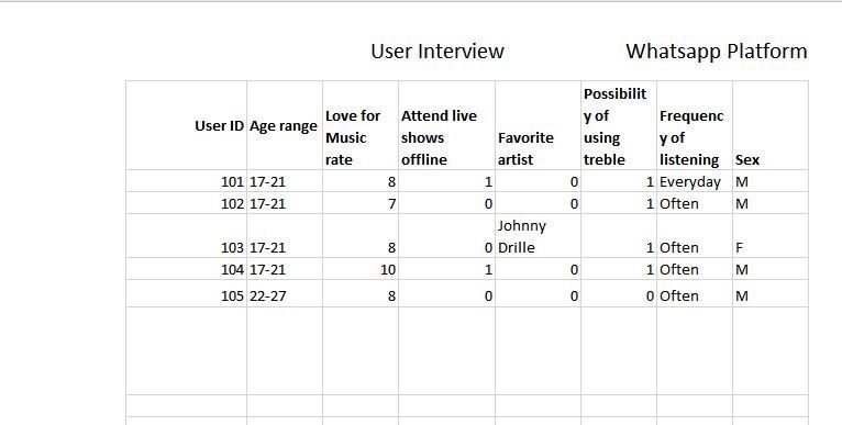 User Interview Summary<br>
