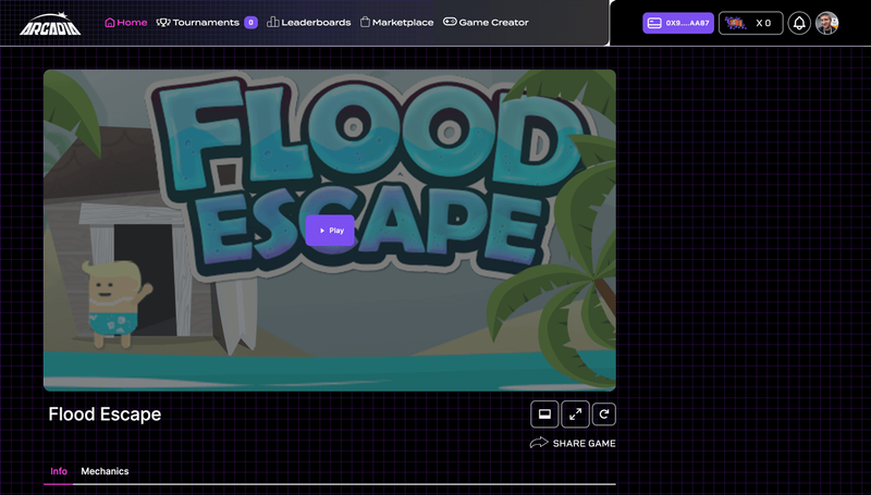 Flood Escape on Arcadia