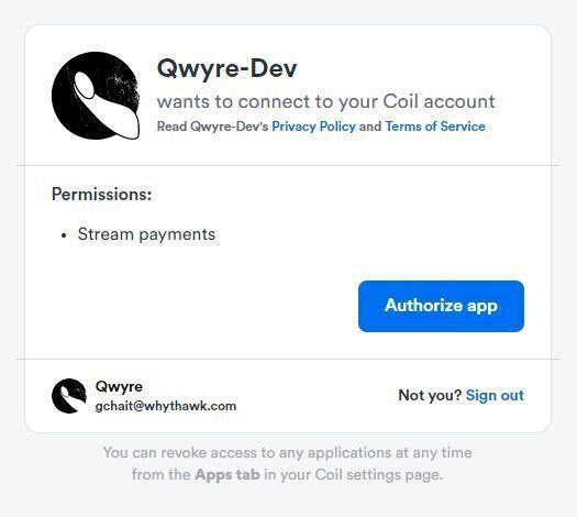monetization-app-subscriber-coil-auth