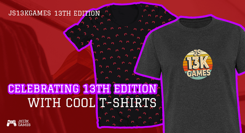 js13kGames 2024 t-shirts