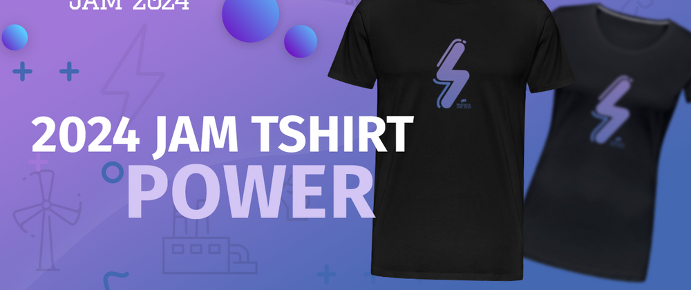 Cover image for New Gamedev.js Jam 2024 t-shirt: Power!