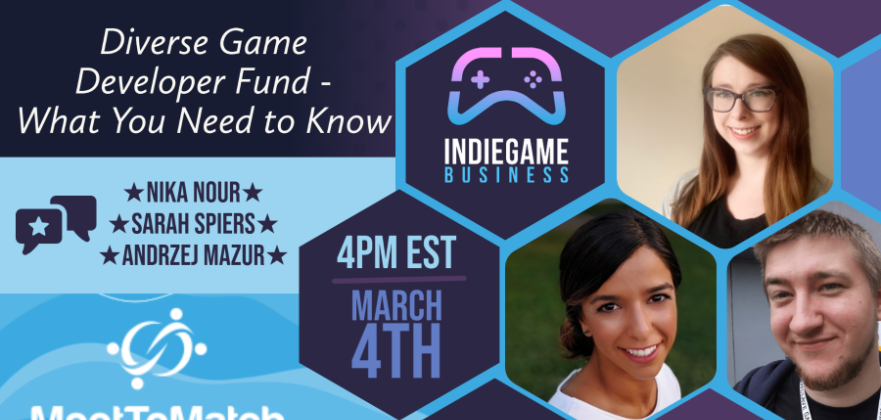 Cover image for Diverse Game Developers Fund at Indie Game Business