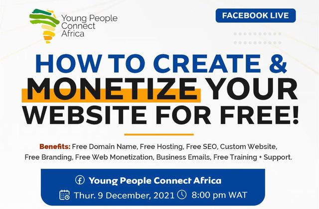 Cover image for Young People Connect Africa + Hostbeak Kreators Webinar on Facebook Live