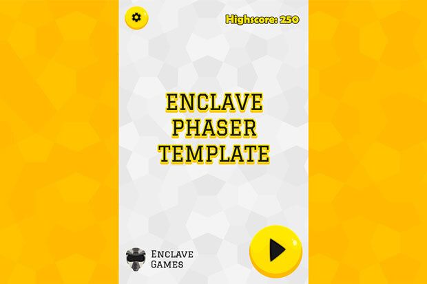 Cover image for Enclave Phaser Template updated to Phaser 3.50