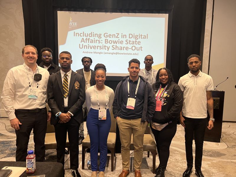 Poster and Panel Presentation from Bowie State University on Including GenZ in Digital Affairs: Bowie State University Share-Out 