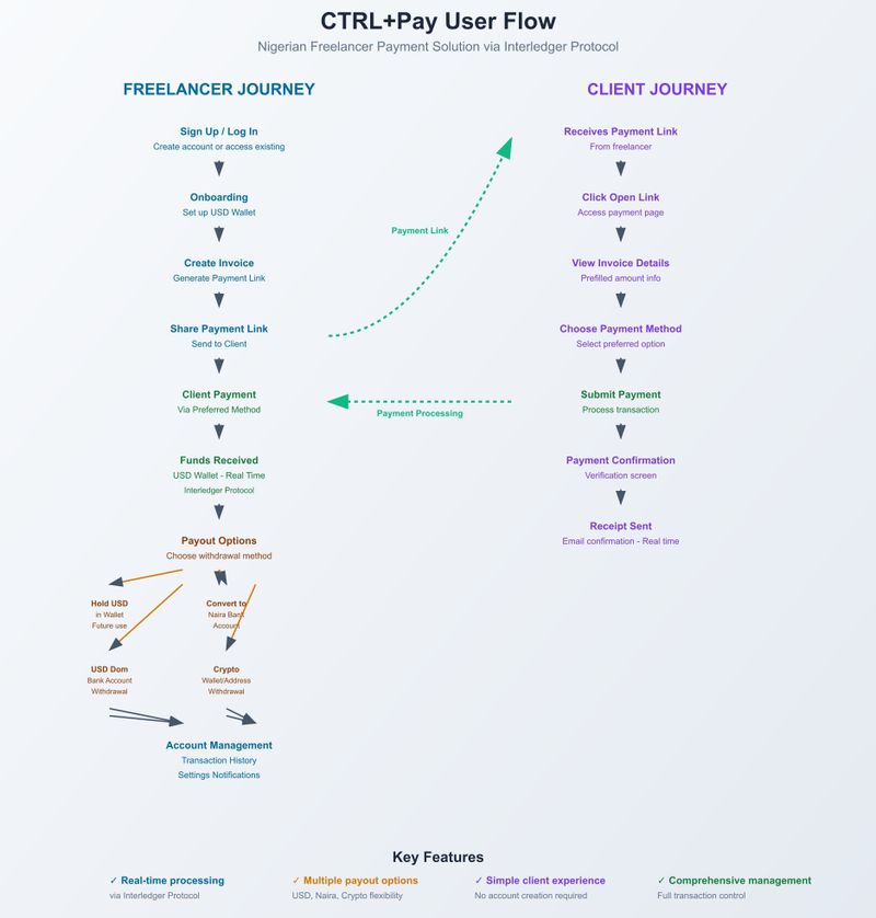CTRL+Pay User Flow