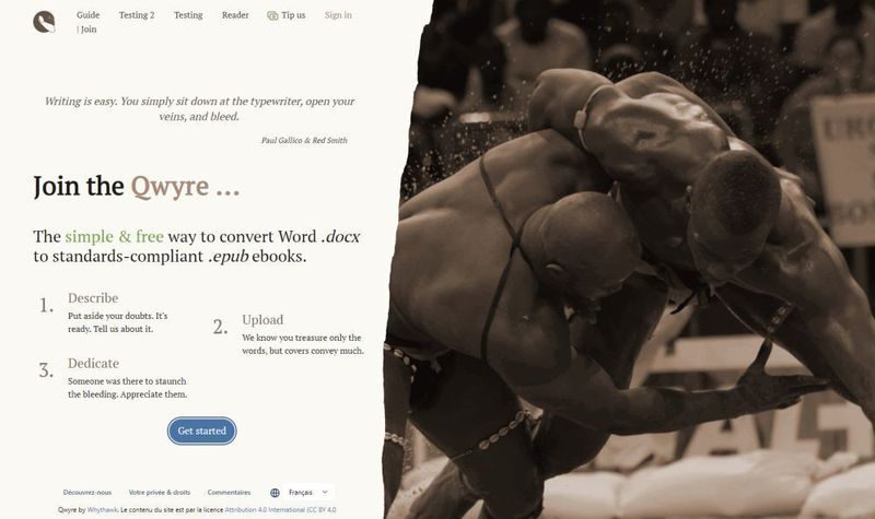 A screenshot of the current development landing page for Qwyre.com