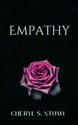 Cover for 'Empathy' of a pink rose fading into a pure black background
