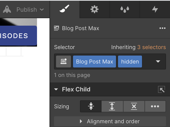 Webflow Configuration