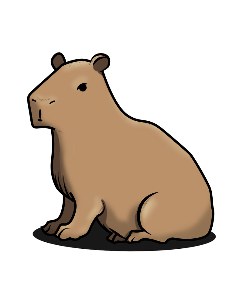 The Pipe's mascot: A capibara