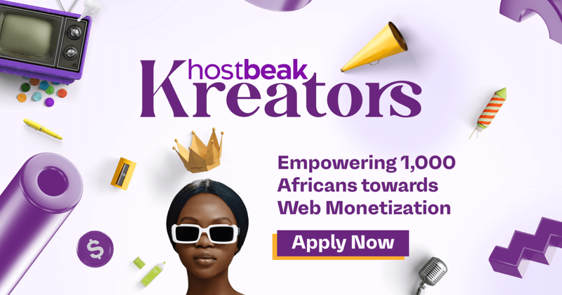 Cover image for HostBeak Kreators for Africans now LIVE