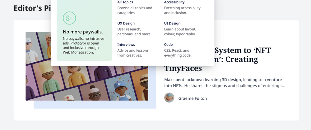Cover image for Barriers to adoption for Web Monetization, and onboarding new creators