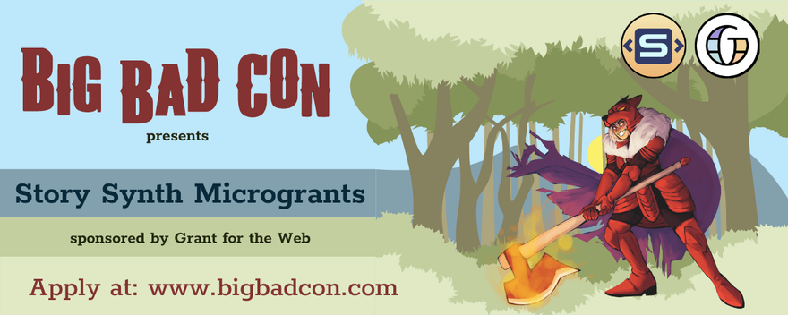 Story Synth and Big Bad Con Microgrant Logo