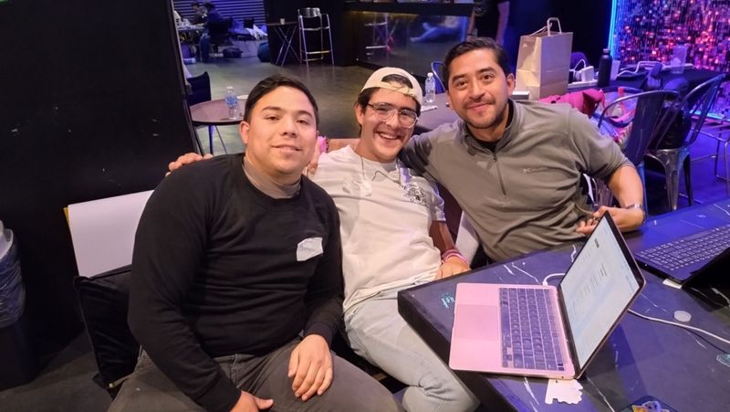 6am, an hour before deadline, a team successfully completes their app using Hop Sauna