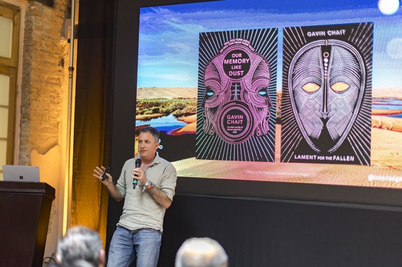 Gavin Chait presenting Hop Sauna at the 2025 Mexico City Interledger Summit