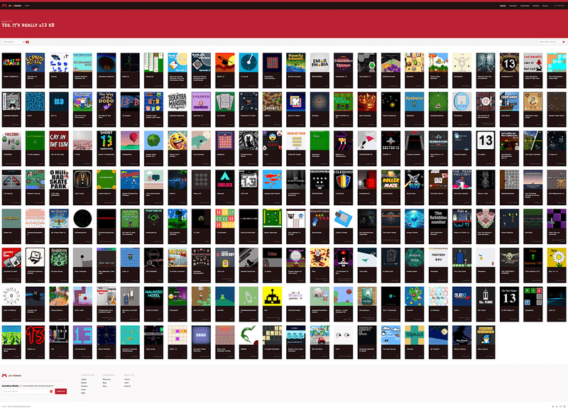 All js13kGames entries